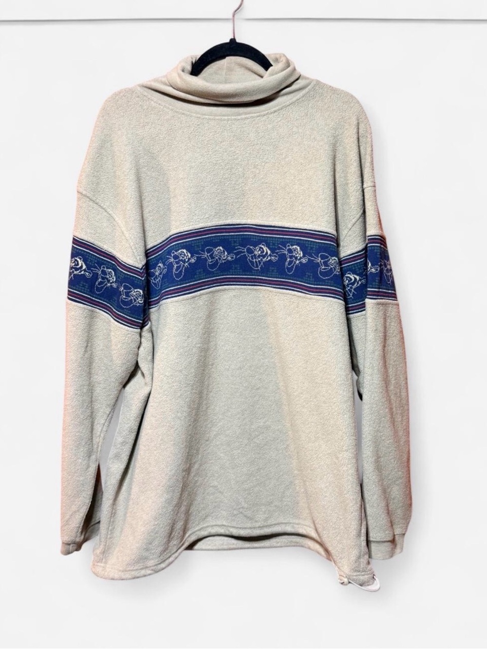 Walt Disney World Tigger Fleece Roll-Neck Pullover – L